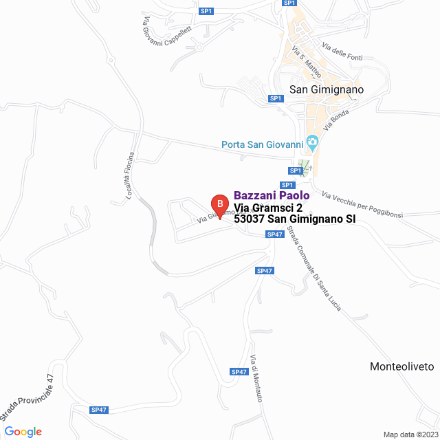 apri la mappa di Bazzani Paolo