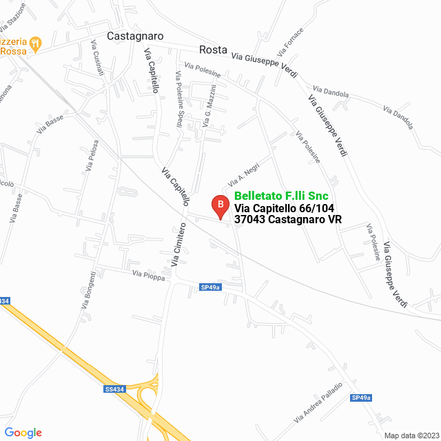 apri la mappa di Belletato F.lli Snc