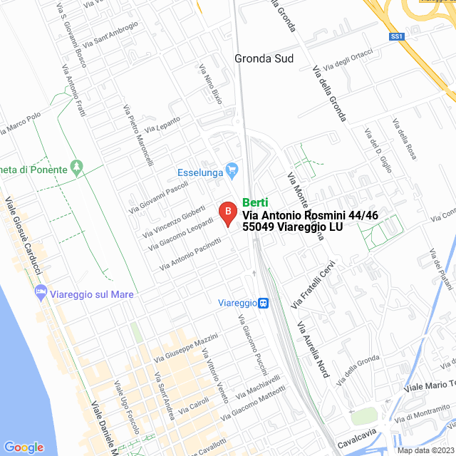 apri la mappa di Berti