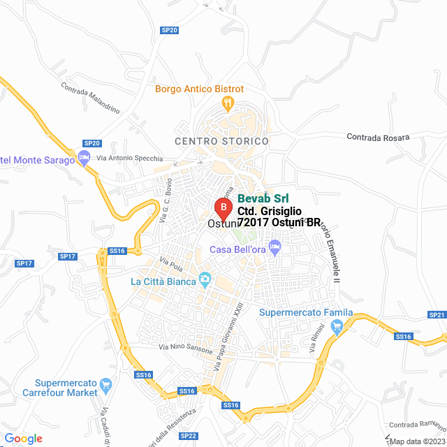 apri la mappa di Bevab Srl