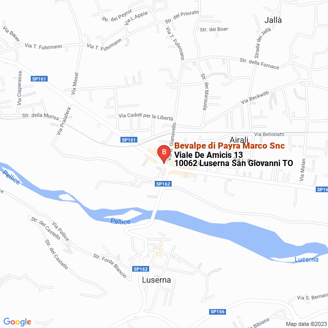 apri la mappa di Bevalpe di Payra Marco Snc