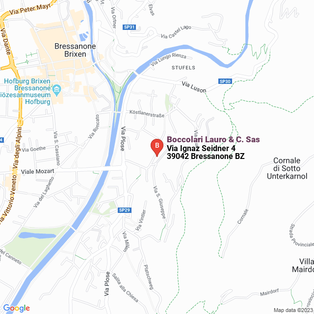 apri la mappa di Boccolari Lauro & C. Sas