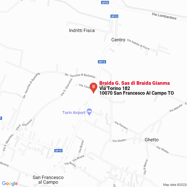 apri la mappa di Braida G. Sas di Braida Gianma