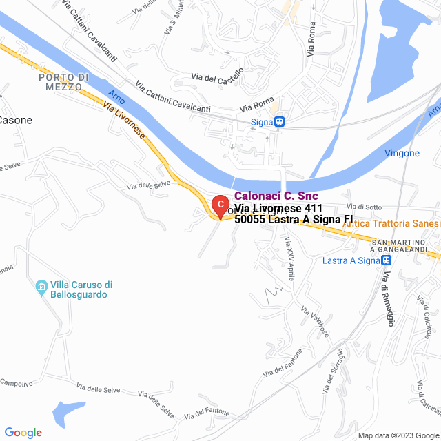 apri la mappa di Calonaci C. Snc