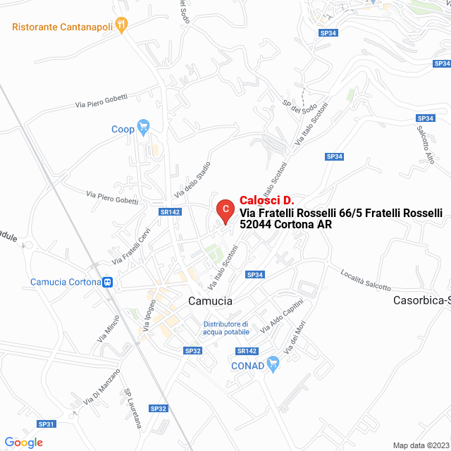 apri la mappa di Calosci D.