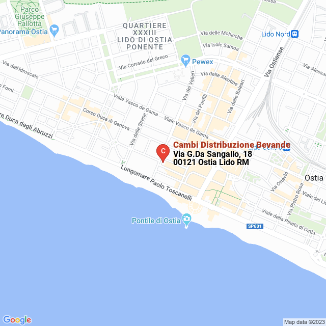 apri la mappa di Cambi Distribuzione Bevande