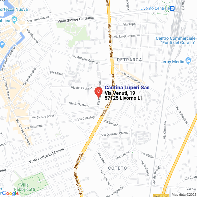 apri la mappa di Cantina Luperi Sas