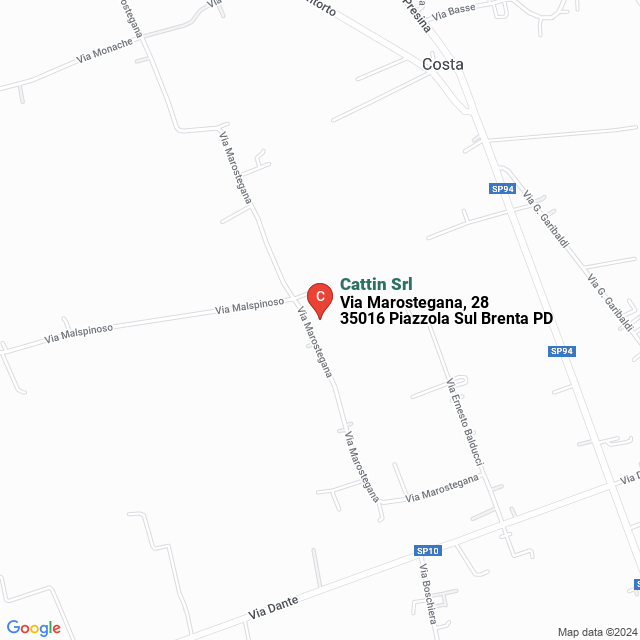 apri la mappa di Cattin Srl