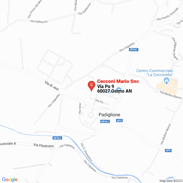 apri la mappa di Cecconi Mario Snc