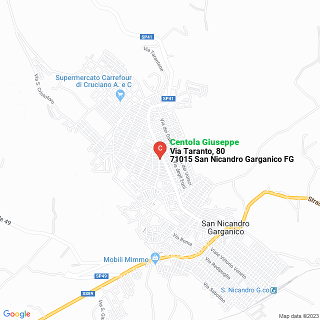 apri la mappa di Centola Giuseppe