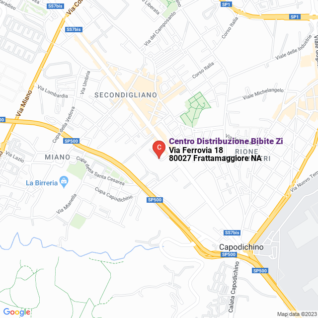 apri la mappa di Centro Distribuzione Bibite Zi