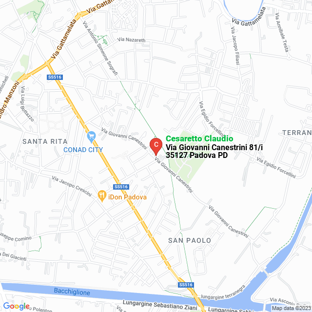 apri la mappa di Cesaretto Claudio