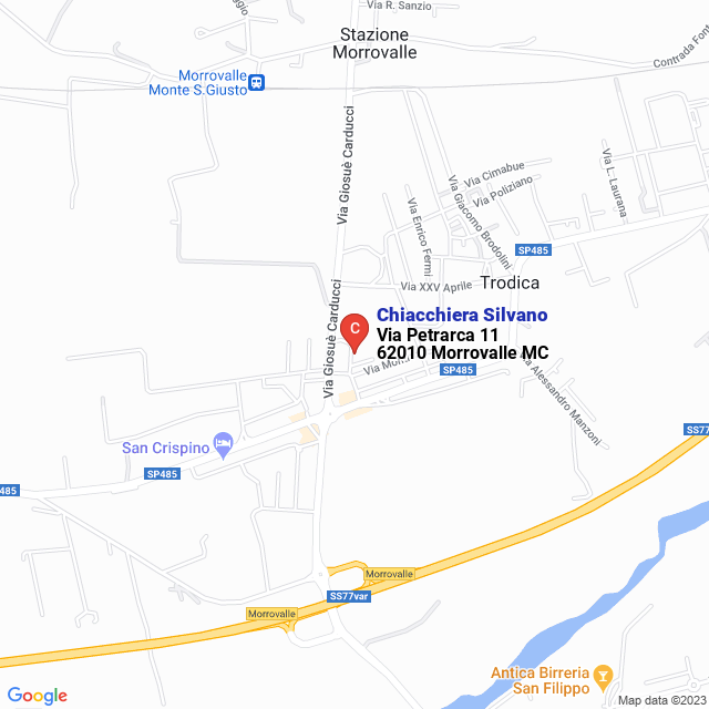 apri la mappa di Chiacchiera Silvano