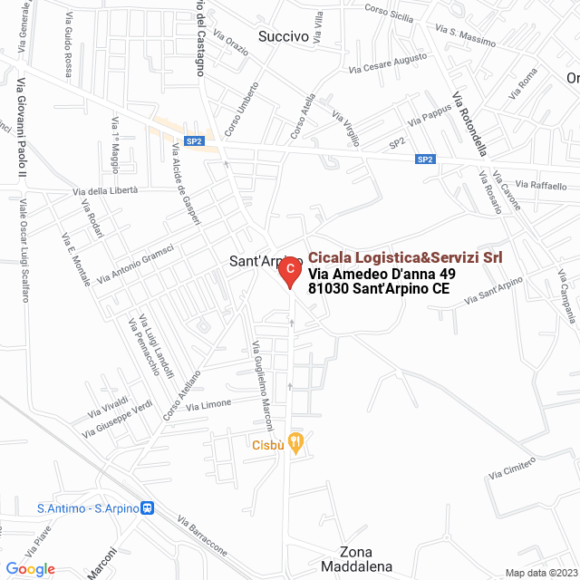 apri la mappa di Cicala Logistica&Servizi Srl