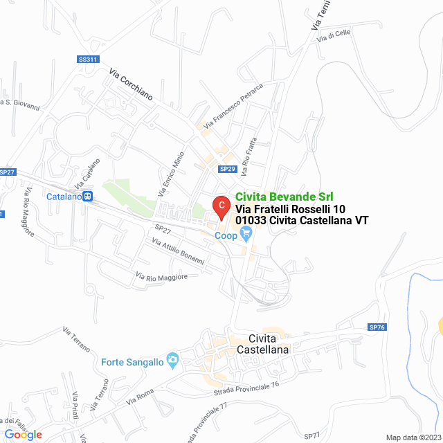 apri la mappa di Civita Bevande Srl