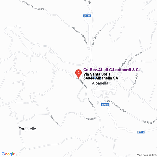 apri la mappa di Co.Bev.Al. di C.Lombardi & C.