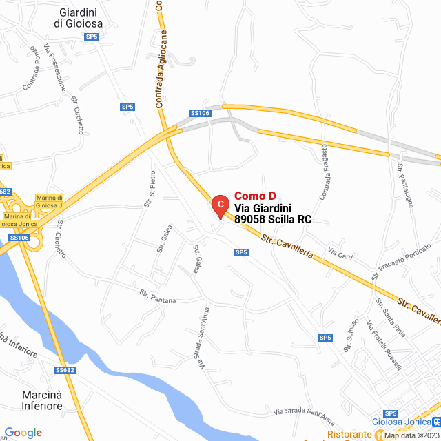 apri la mappa di Como D