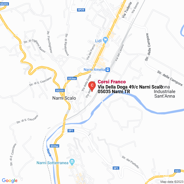 apri la mappa di Corsi Franco