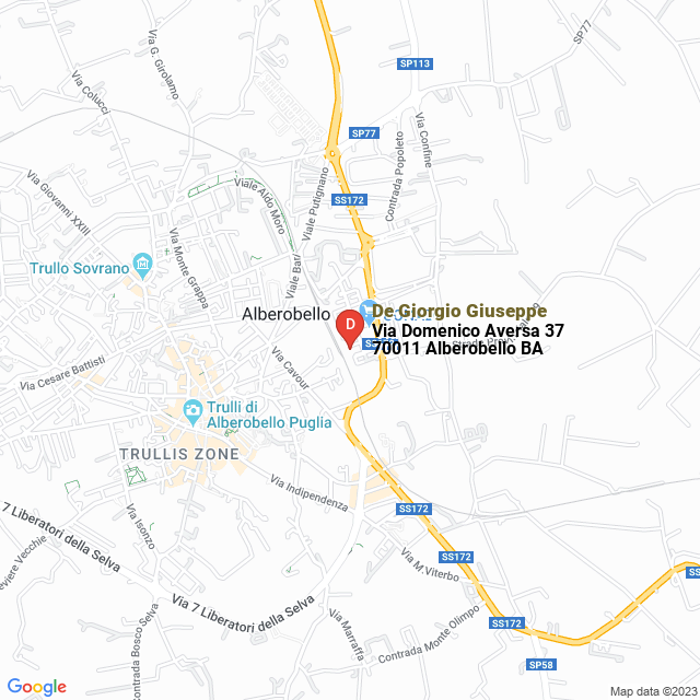 apri la mappa di De Giorgio Giuseppe