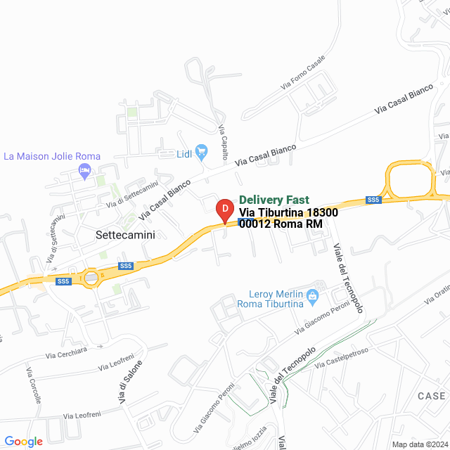 apri la mappa di Delivery Fast