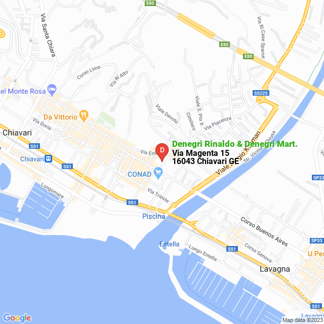 apri la mappa di Denegri Rinaldo & Denegri Mart.