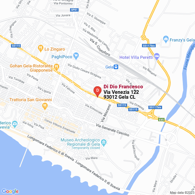 apri la mappa di Di Dio Francesco