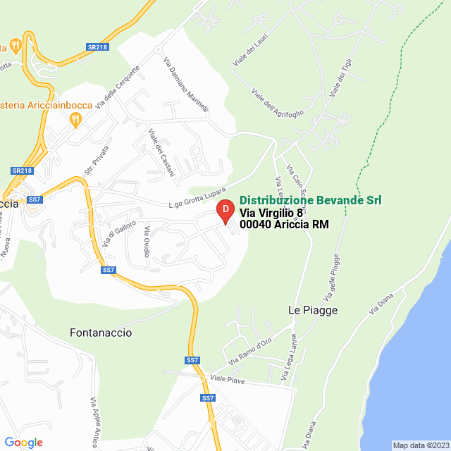 apri la mappa di Distribuzione Bevande Srl