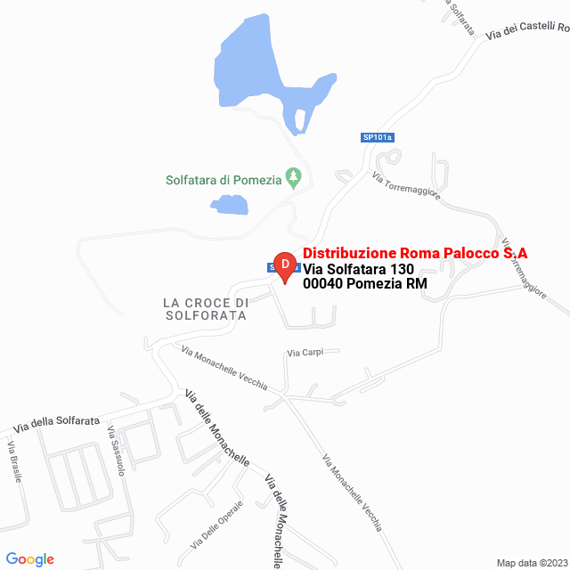 apri la mappa di Distribuzione Roma Palocco S.A