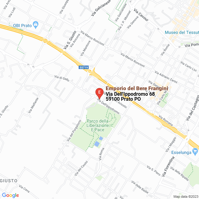 apri la mappa di Emporio del Bere Frangini