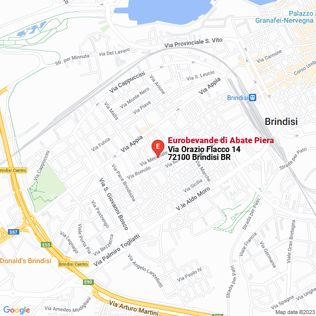 apri la mappa di Eurobevande di Abate Piera
