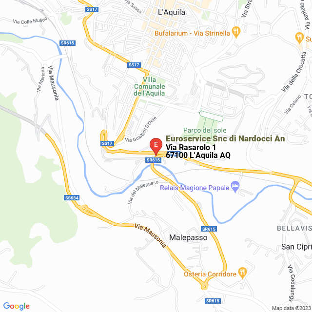 apri la mappa di Euroservice Snc di Nardocci An