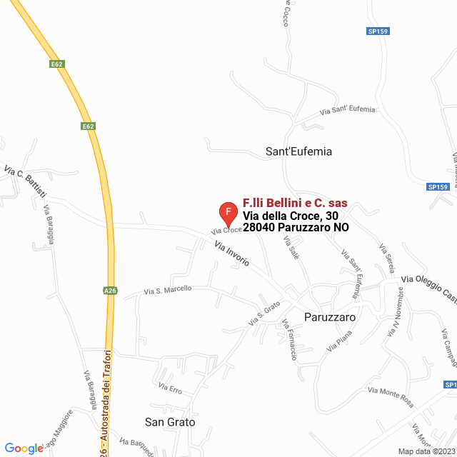 apri la mappa di F.lli Bellini e C. sas