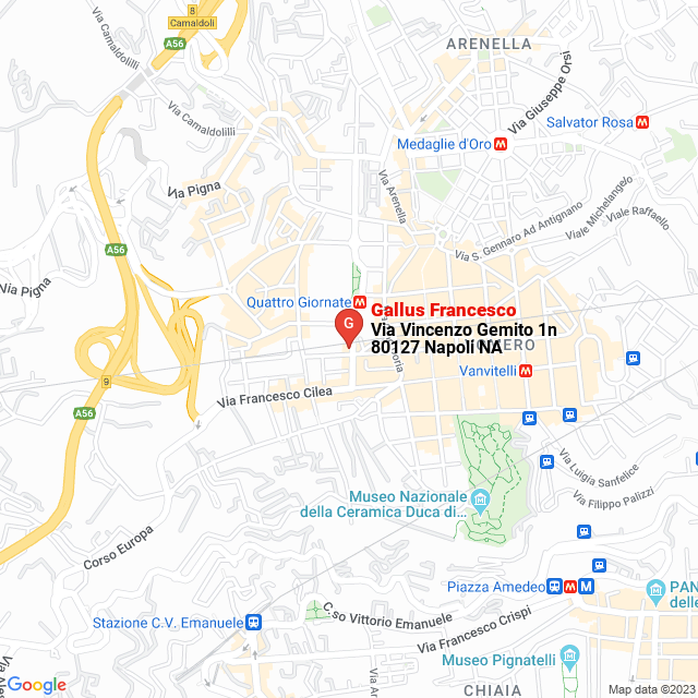 apri la mappa di Gallus Francesco