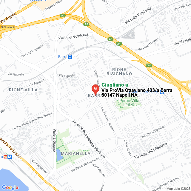 apri la mappa di Giugliano a