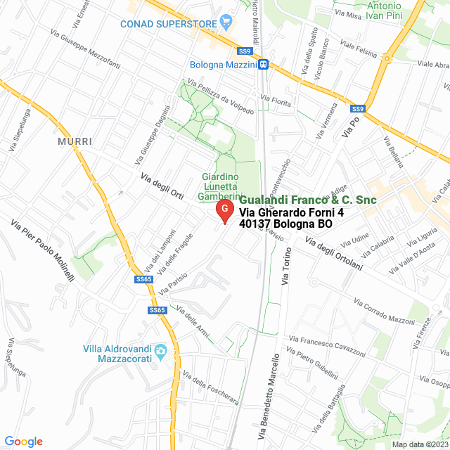 apri la mappa di Gualandi Franco & C. Snc