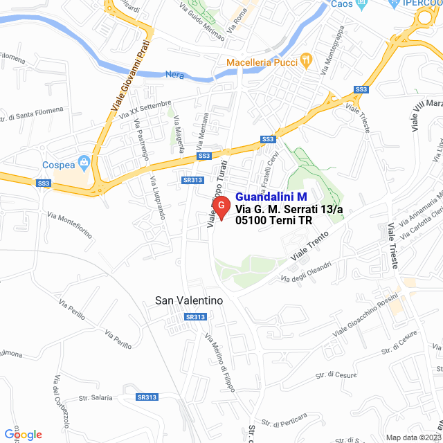 apri la mappa di Guandalini M