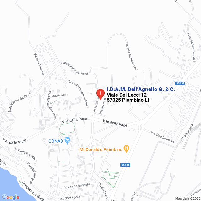 apri la mappa di I.D.A.M. Dell‘Agnello G. & C.