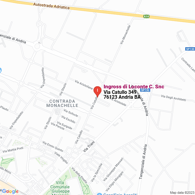 apri la mappa di Ingross di Loconte C. Snc