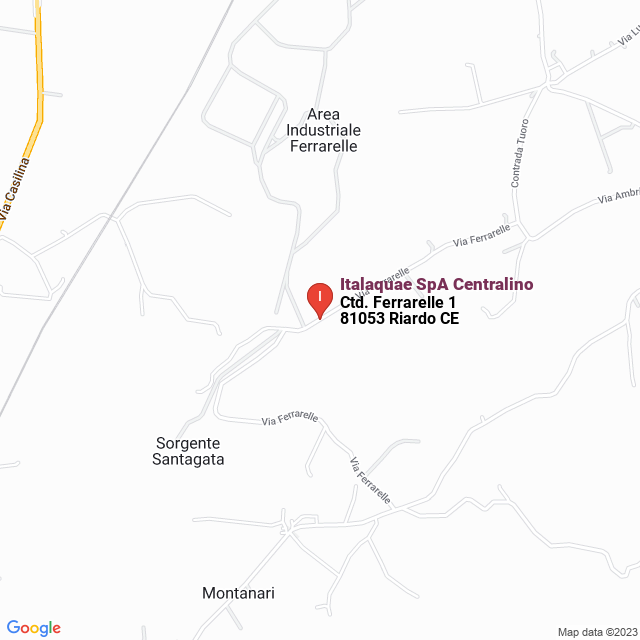 apri la mappa di Italaquae SpA Centralino