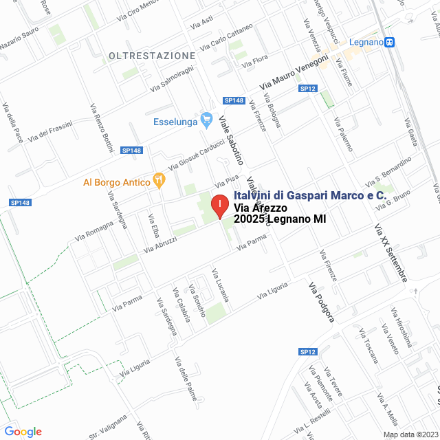 apri la mappa di Italvini di Gaspari Marco e C.