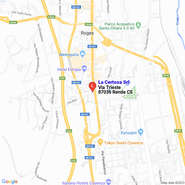 apri la mappa di La Certosa Srl