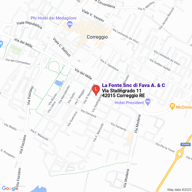 apri la mappa di La Fonte Snc di Fava A. & C