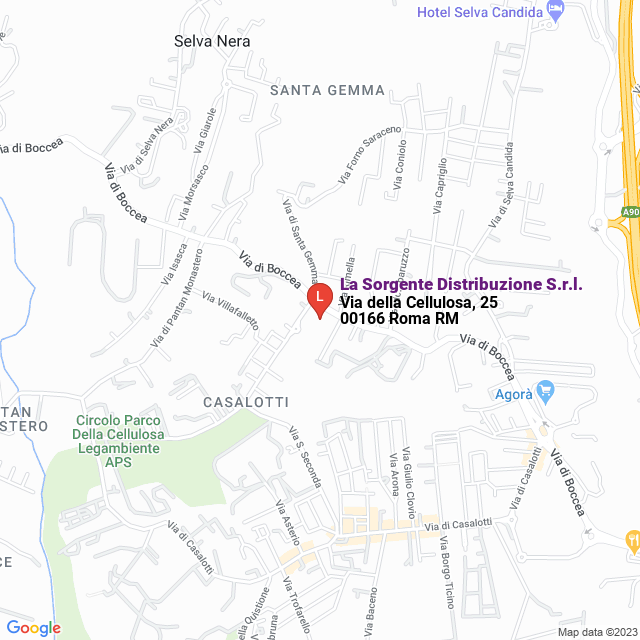 apri la mappa di La Sorgente Distribuzione S.r.l.