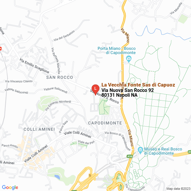 apri la mappa di La Vecchia Fonte Sas di Capuoz