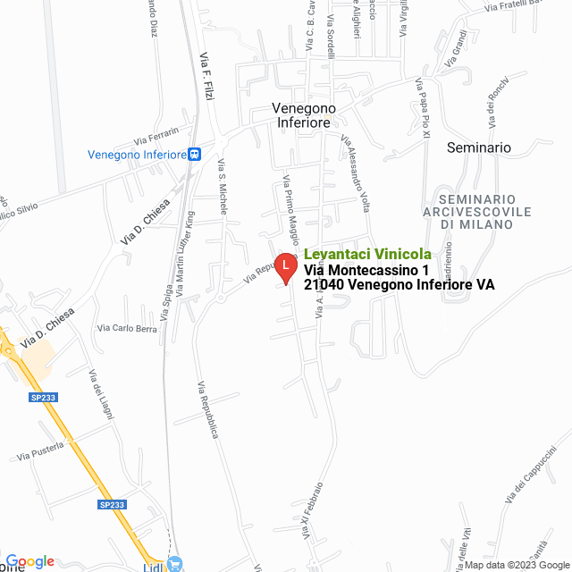 apri la mappa di Levantaci Vinicola