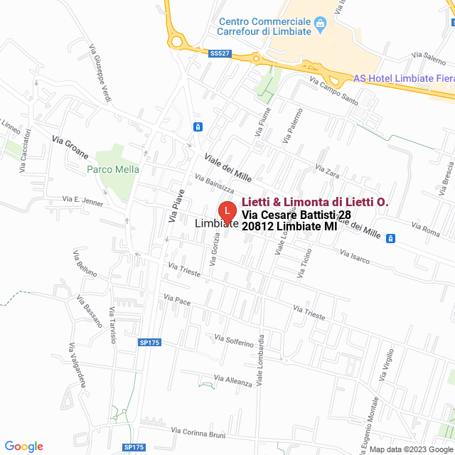 apri la mappa di Lietti & Limonta di Lietti O.