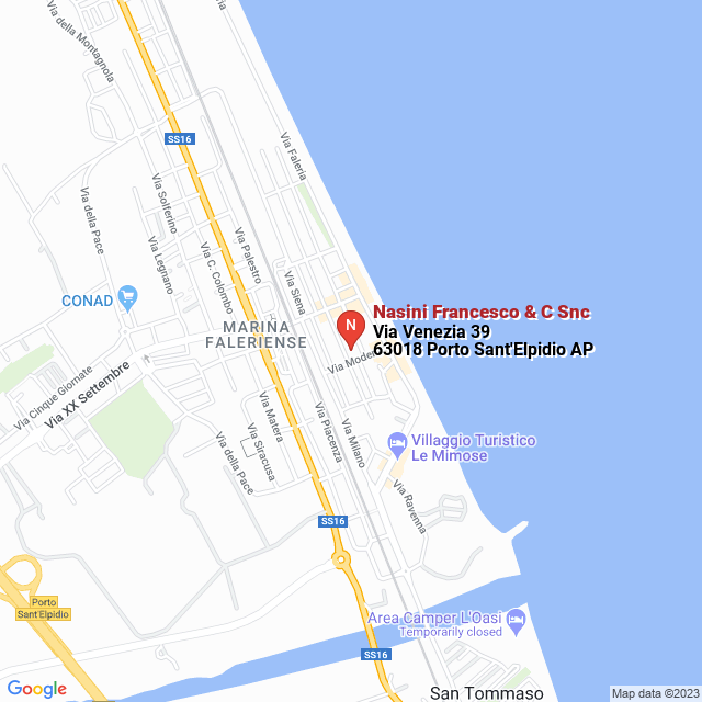 apri la mappa di Nasini Francesco & C Snc