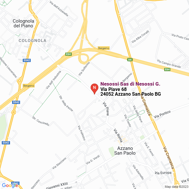 apri la mappa di Nesossi Sas di Nesossi G.