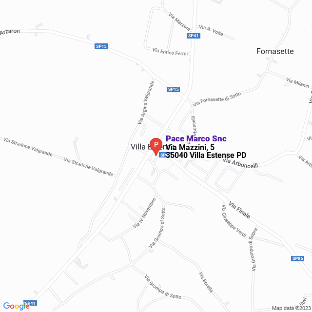 apri la mappa di Pace Marco Snc