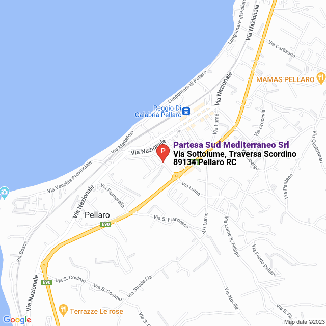 apri la mappa di Partesa Sud-Mediterraneo Srl